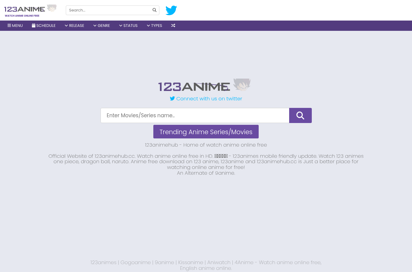 Screenshot preview of 123animehub.cc