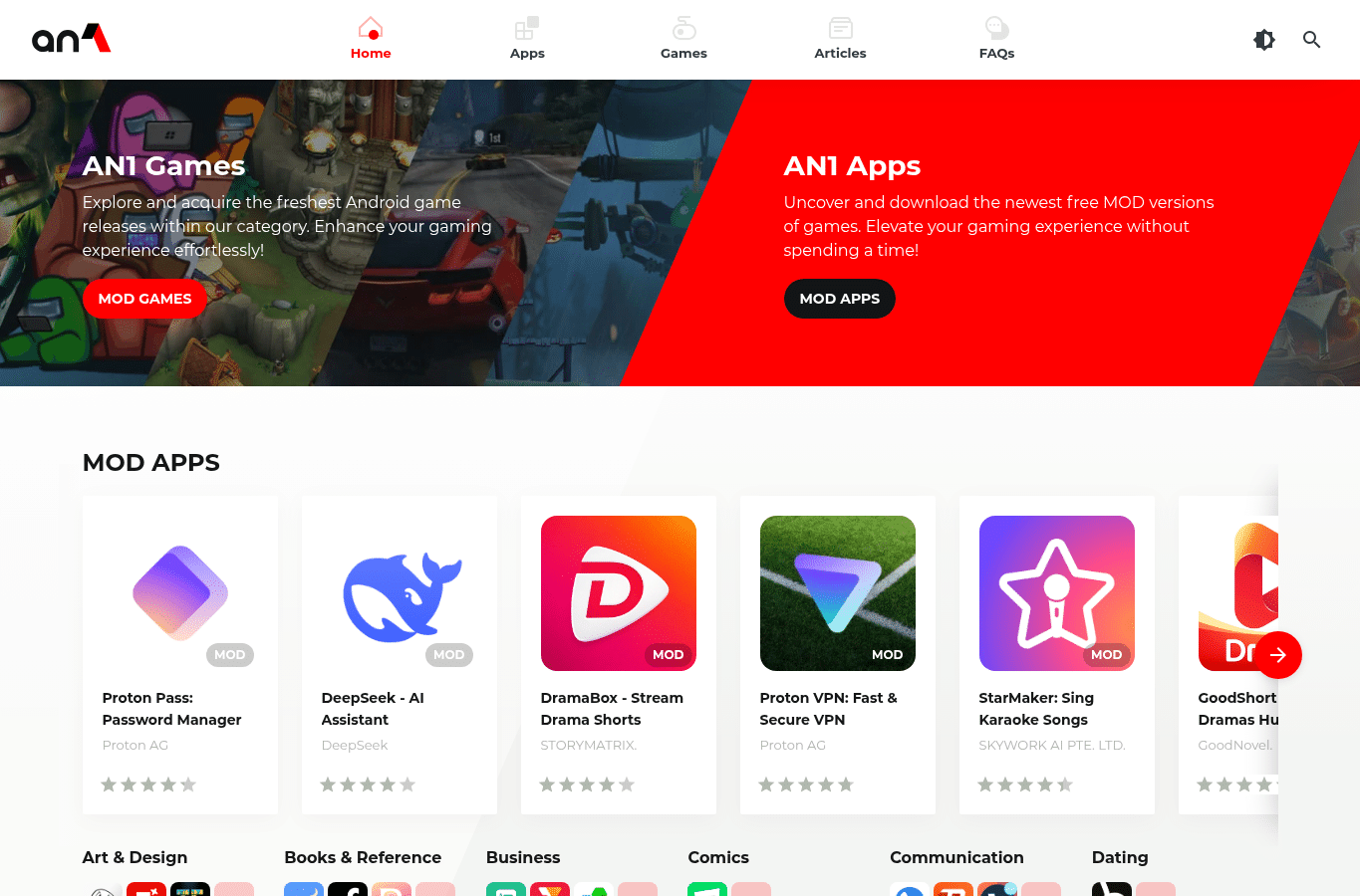 Screenshot preview of an1.ca