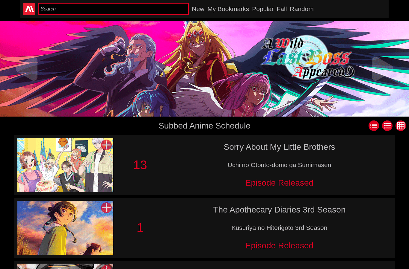 Screenshot preview of animeheaven.me