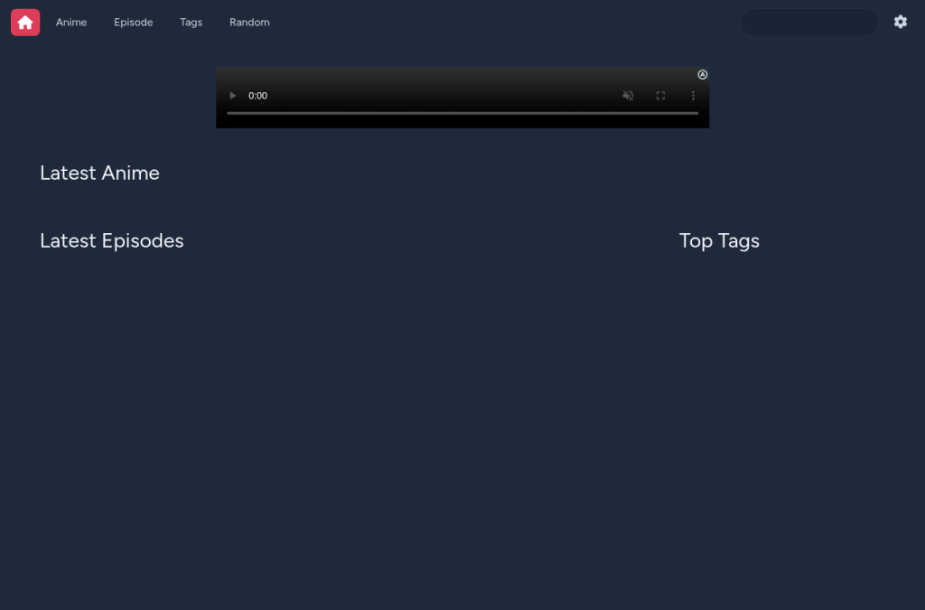Screenshot preview of anizone.to