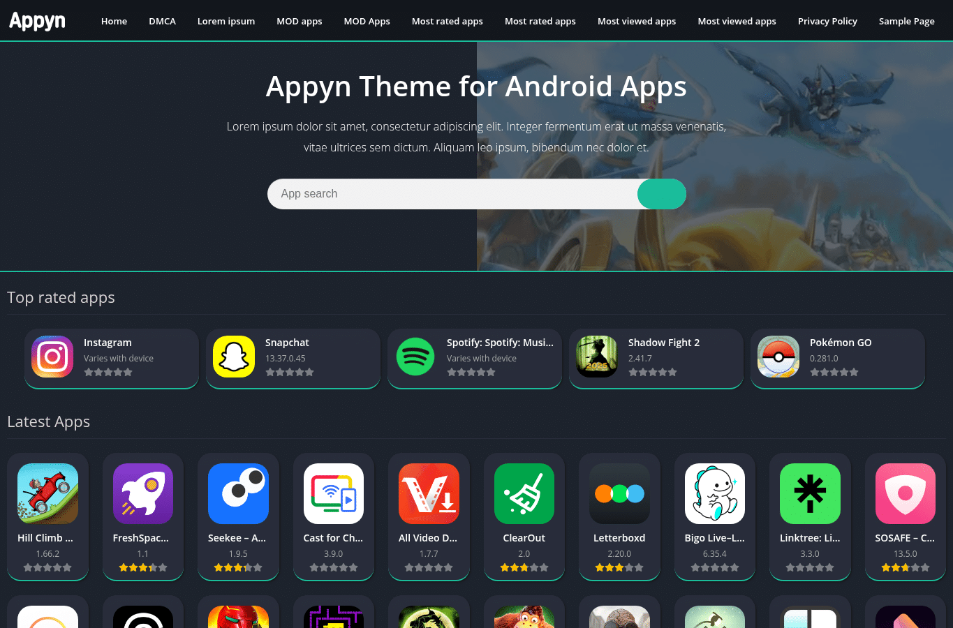 Screenshot preview of apknow.online