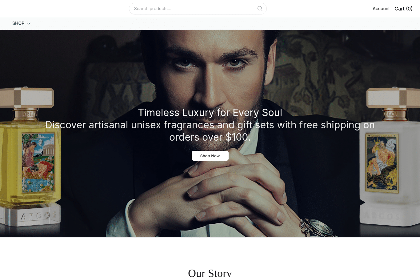Screenshot preview of argocraft.shop