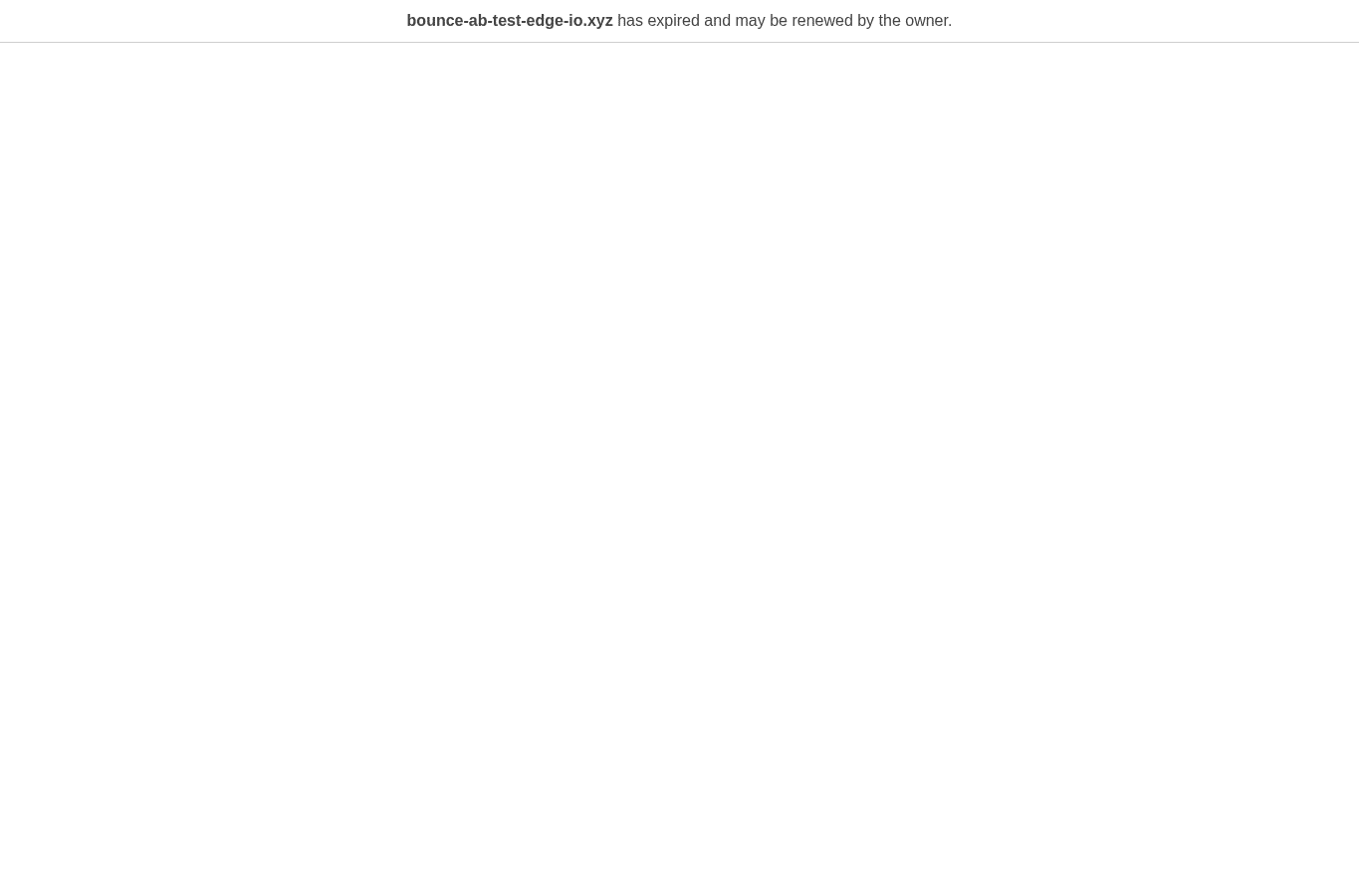 Screenshot preview of bounce-ab-test-edge-io.xyz