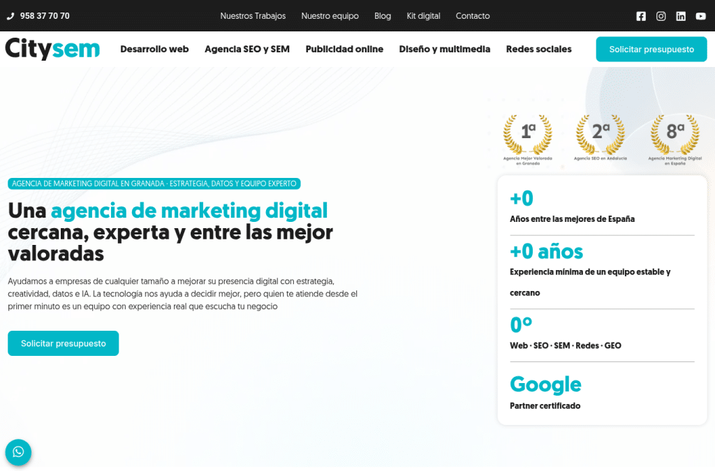 Screenshot preview of citysem.es