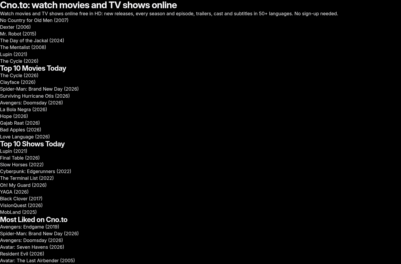 Screenshot preview of cno.to