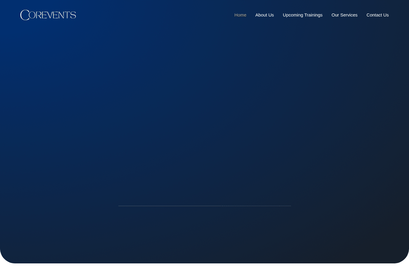 Screenshot preview of corevents.org