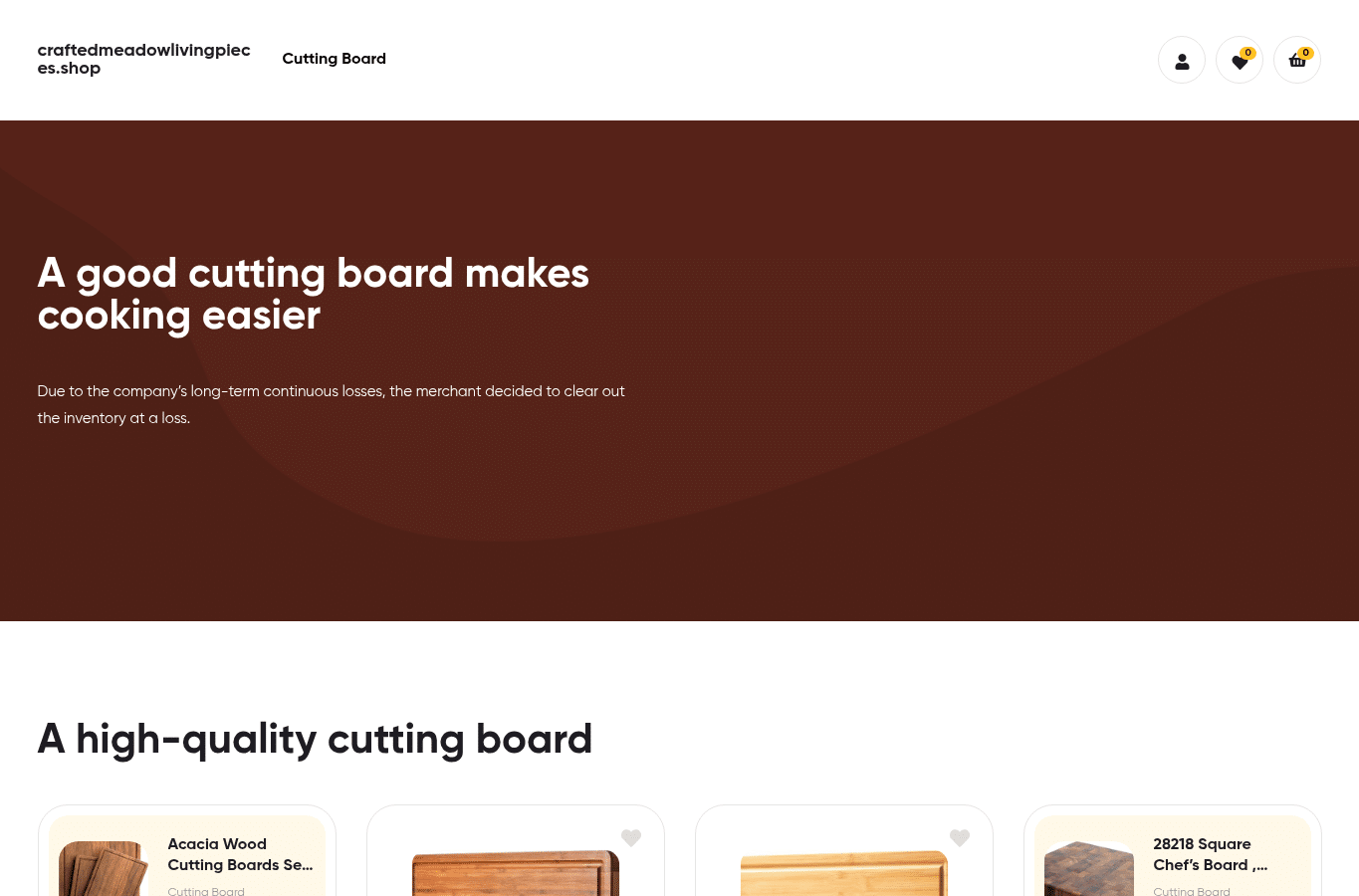 Screenshot preview of craftedmeadowlivingpieces.shop