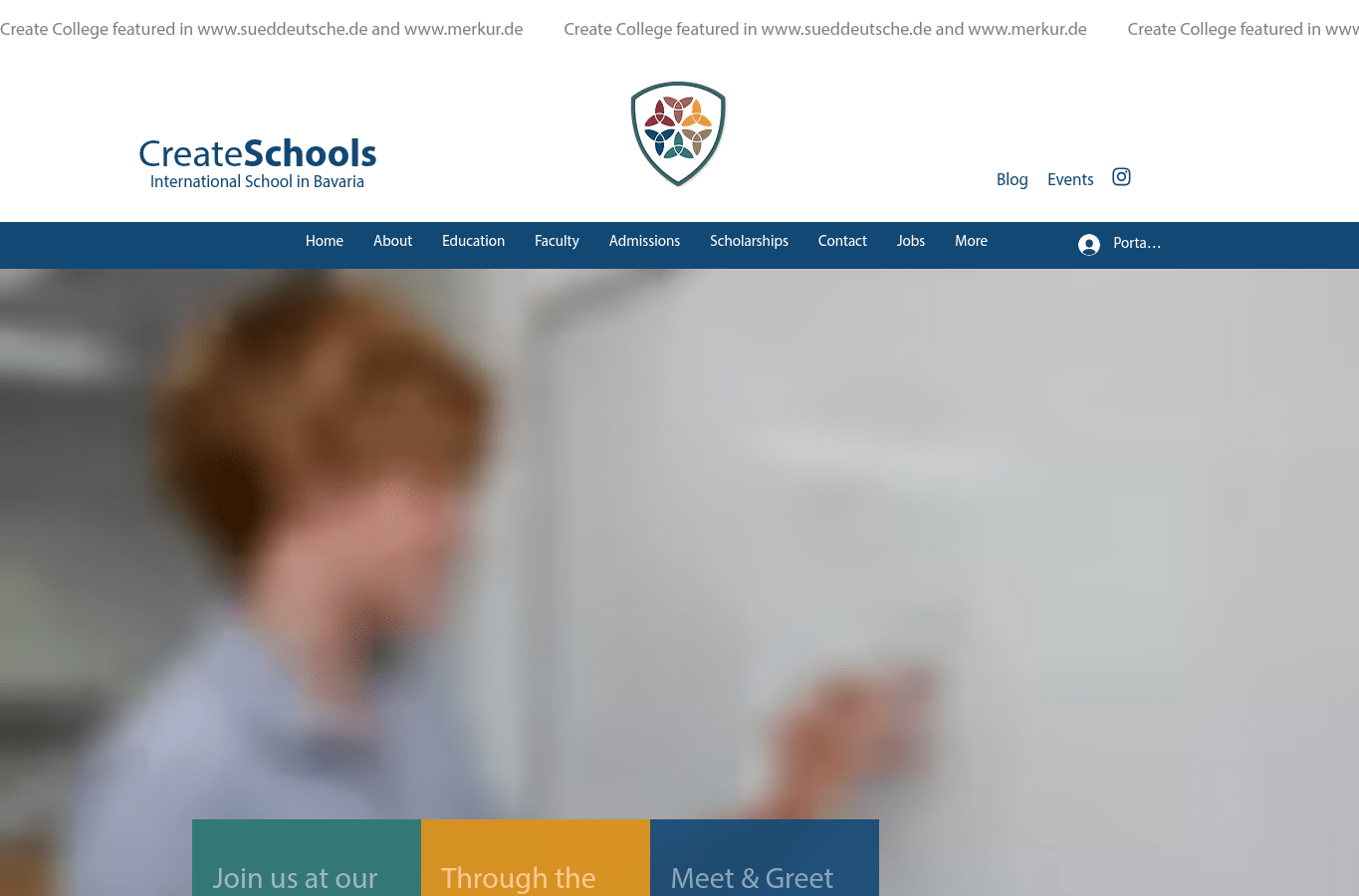 Screenshot preview of createschools.de
