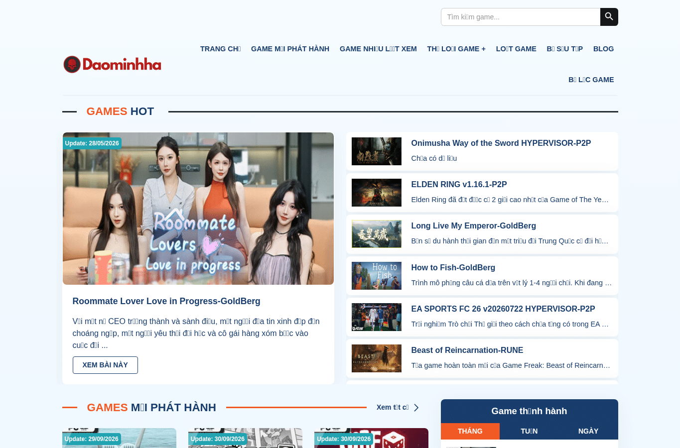 Screenshot preview of daominhhaa.com