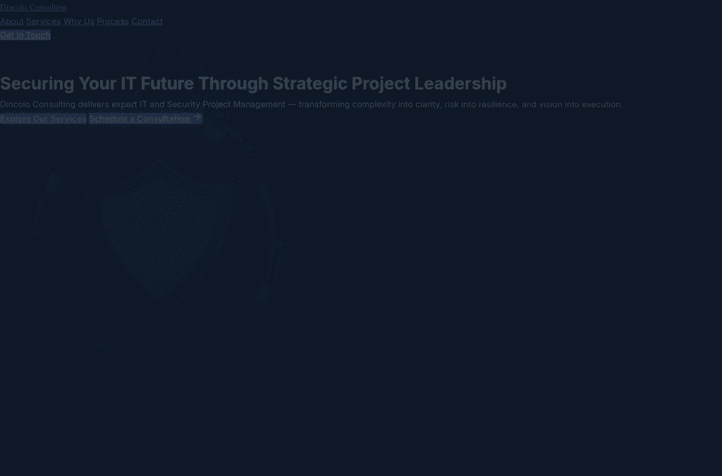 Screenshot preview of dincolo.net
