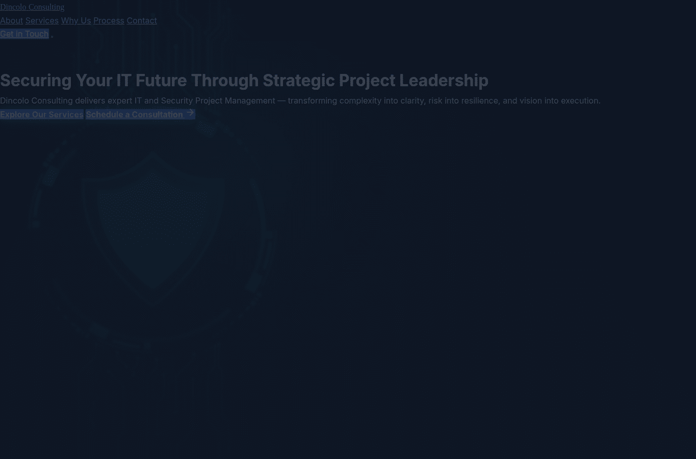 Screenshot preview of dincolo.net