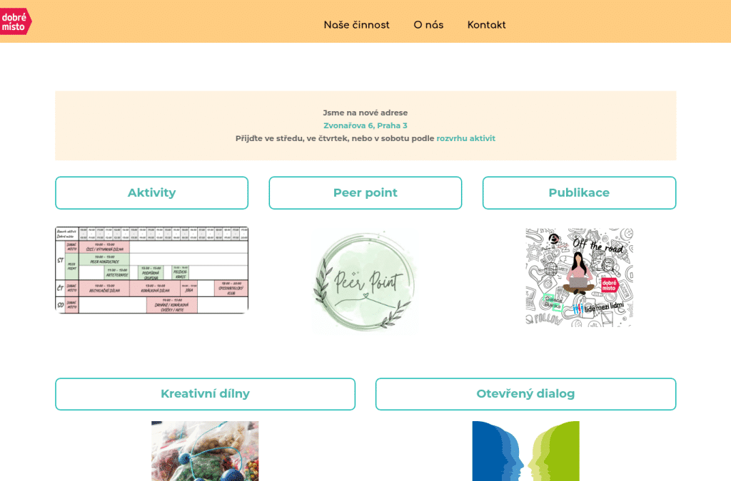 Screenshot preview of dobre-misto.cz