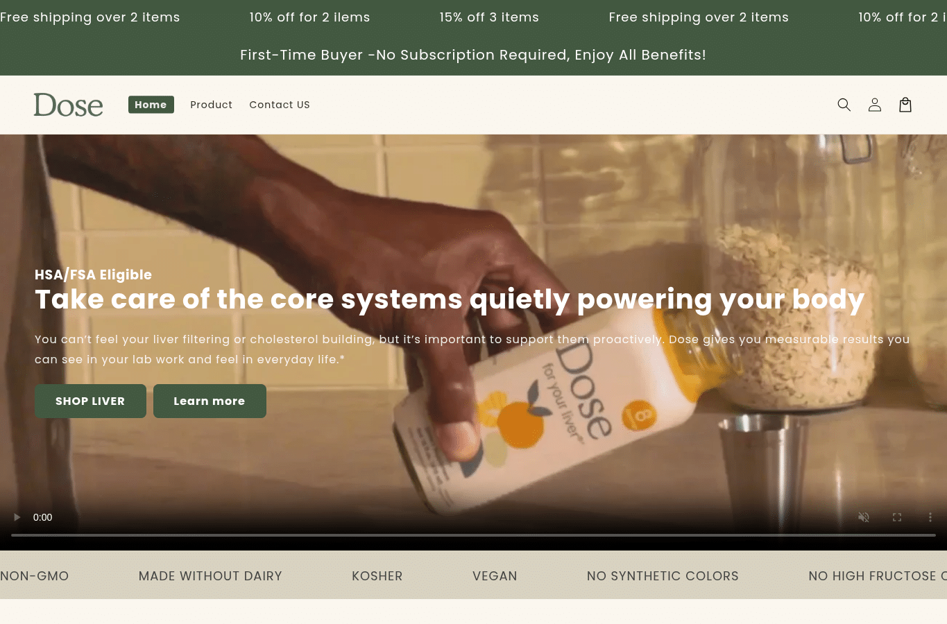 Screenshot preview of dossedaily.online