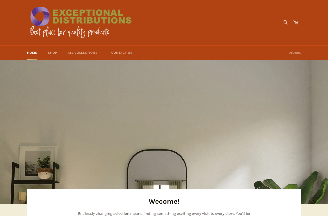 Screenshot preview of exceptionaldistributions.com