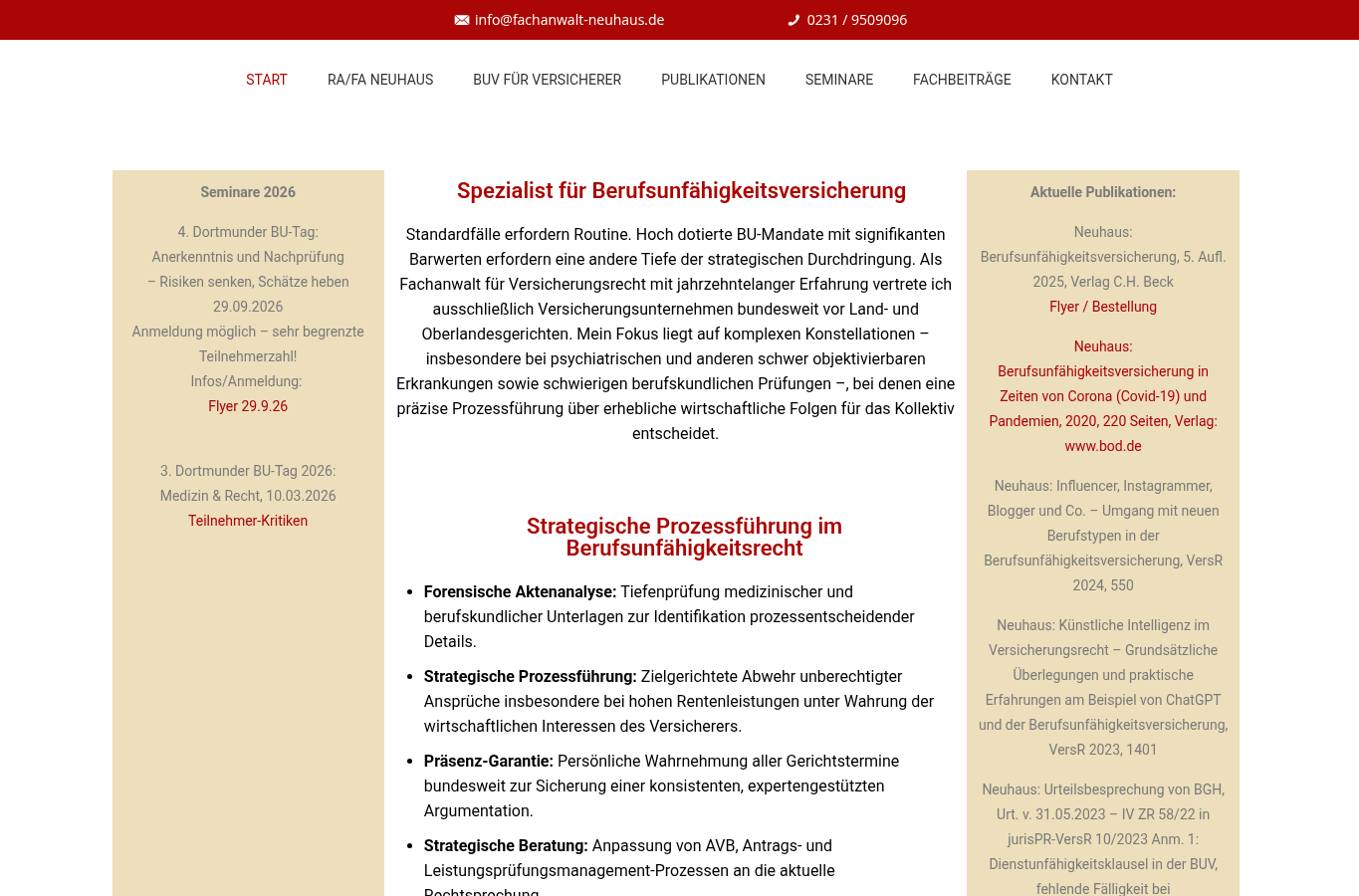 Screenshot preview of fachanwalt-neuhaus.de