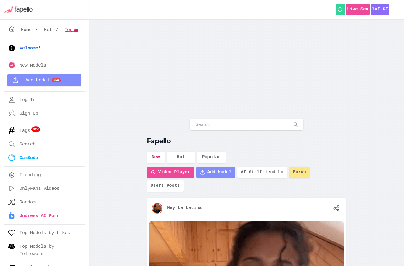 Screenshot preview of fapello.com