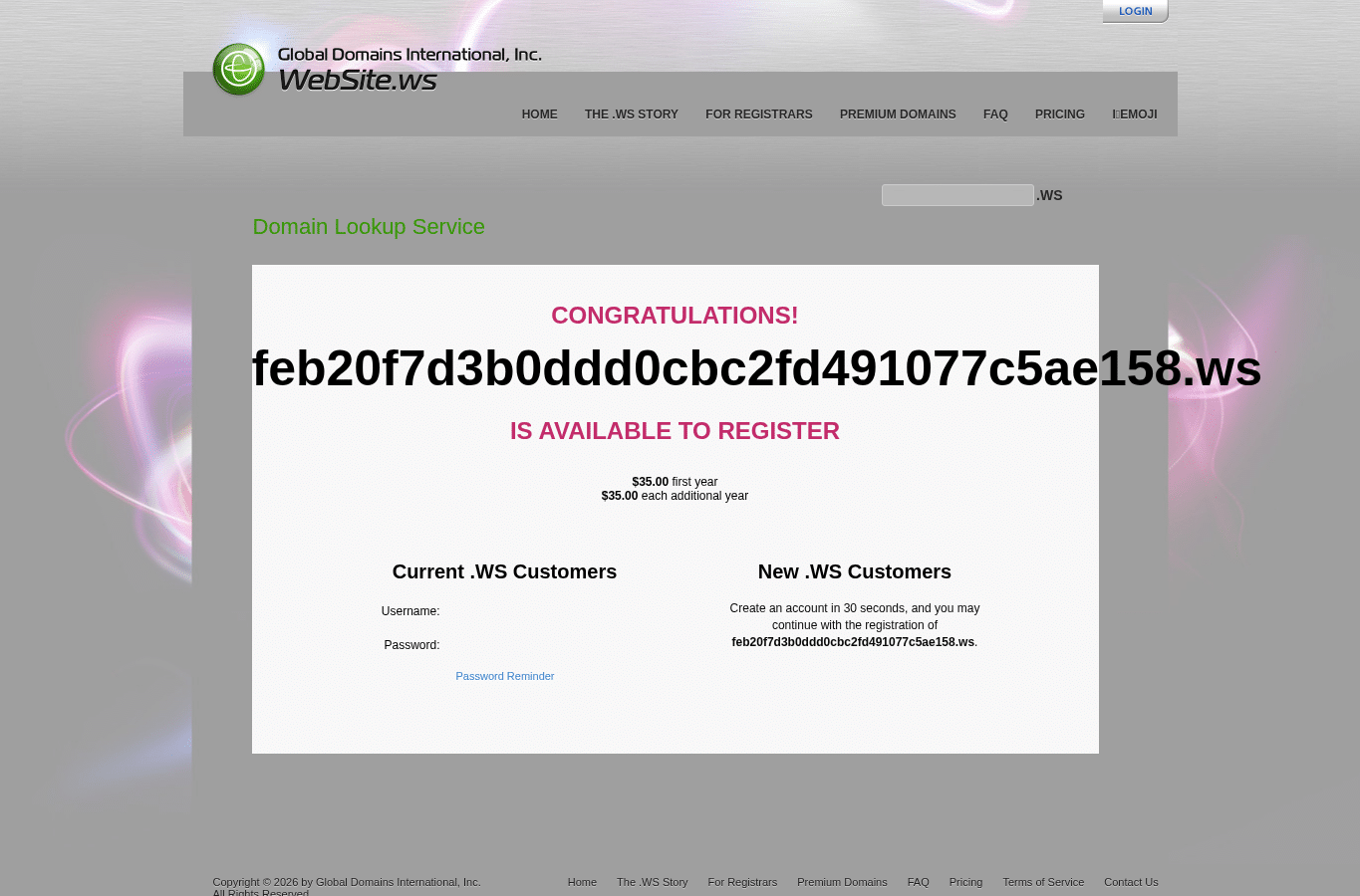 Screenshot preview of feb20f7d3b0ddd0cbc2fd491077c5ae158.ws