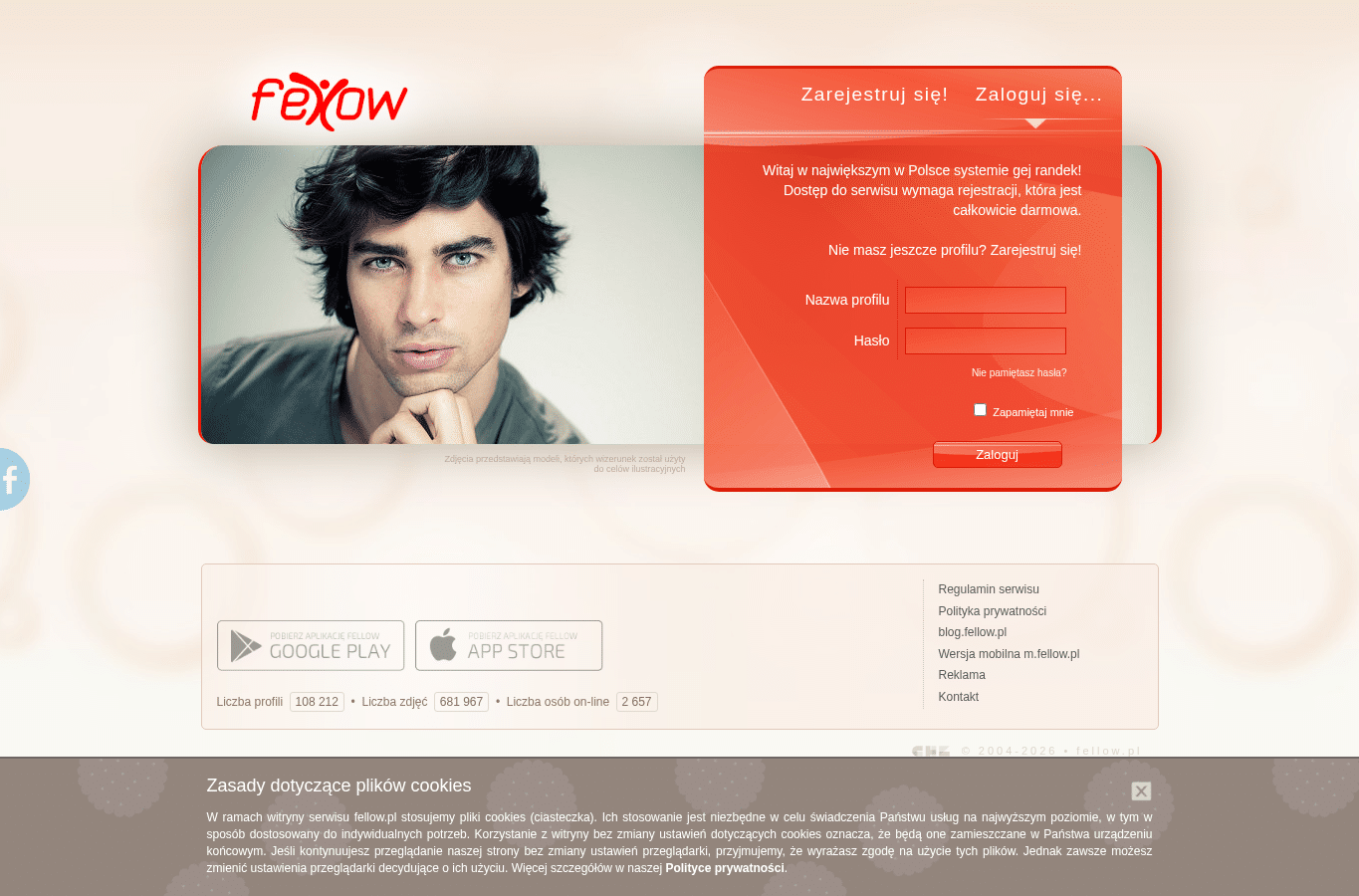 Screenshot preview of fellow.pl