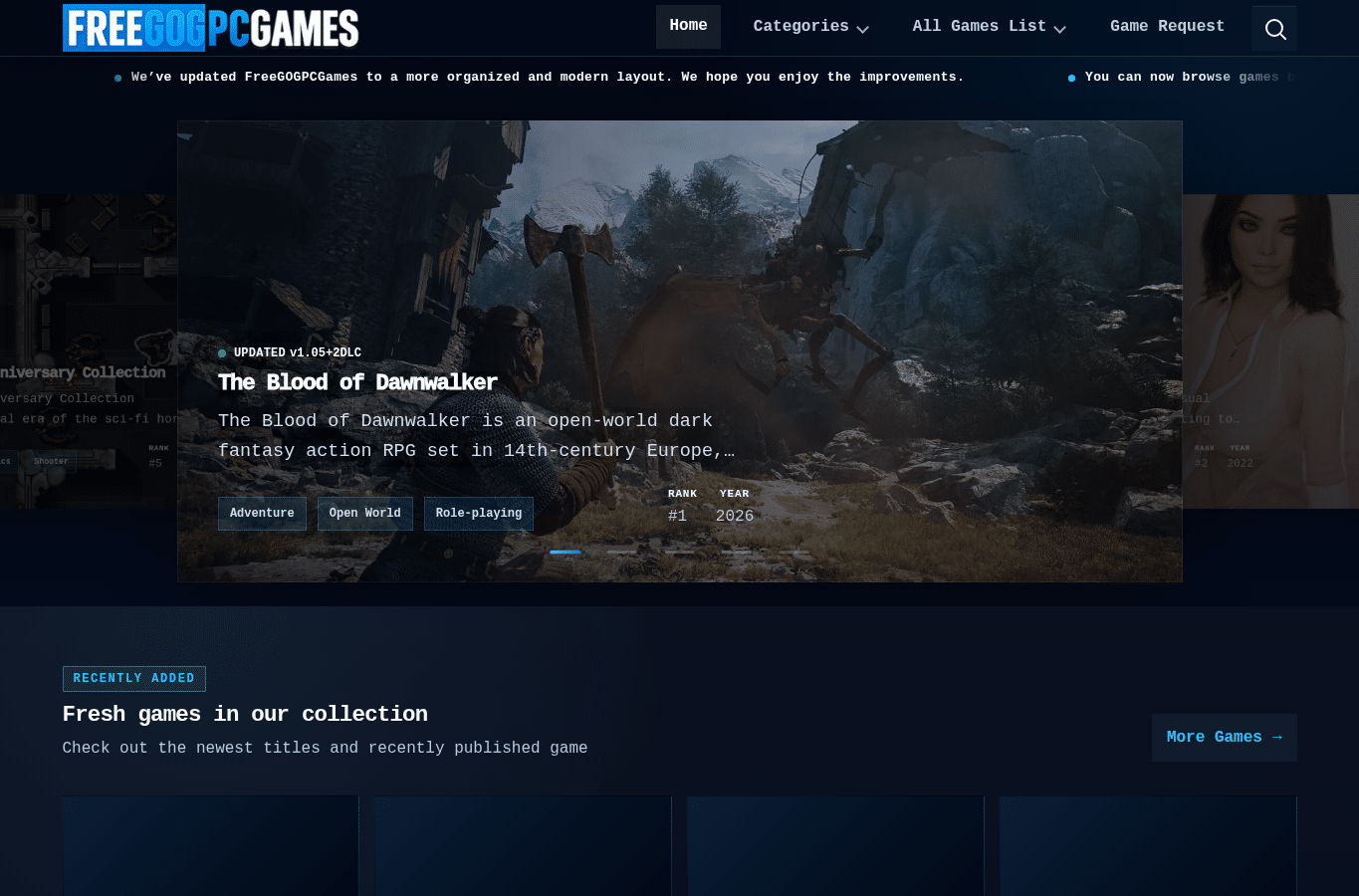 Screenshot preview of freegogpcgames.com