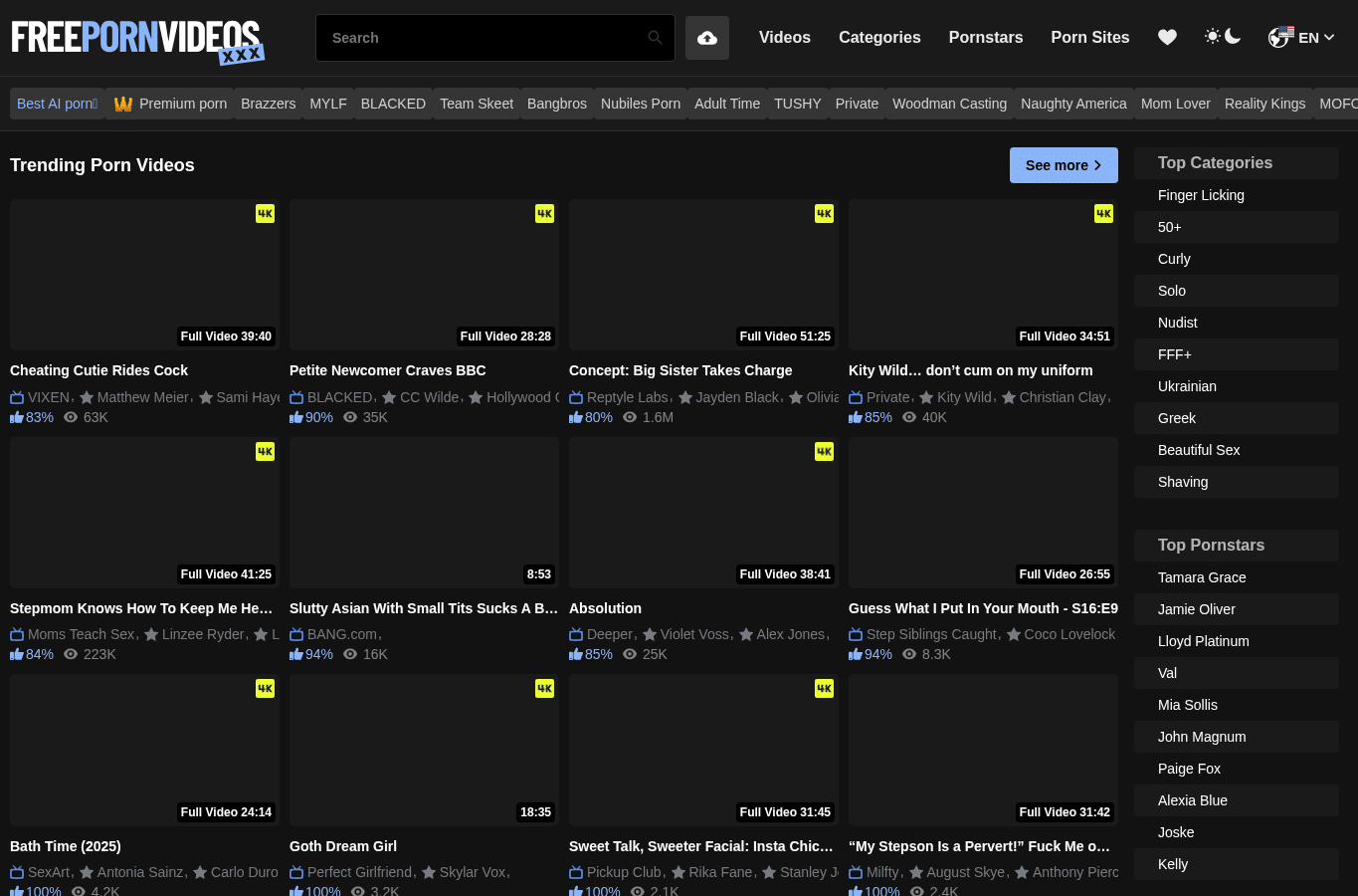 Screenshot preview of freepornvideos.xxx