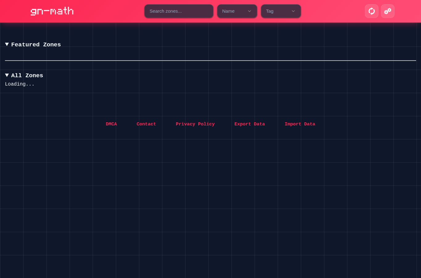 Screenshot preview of gn-math.dev