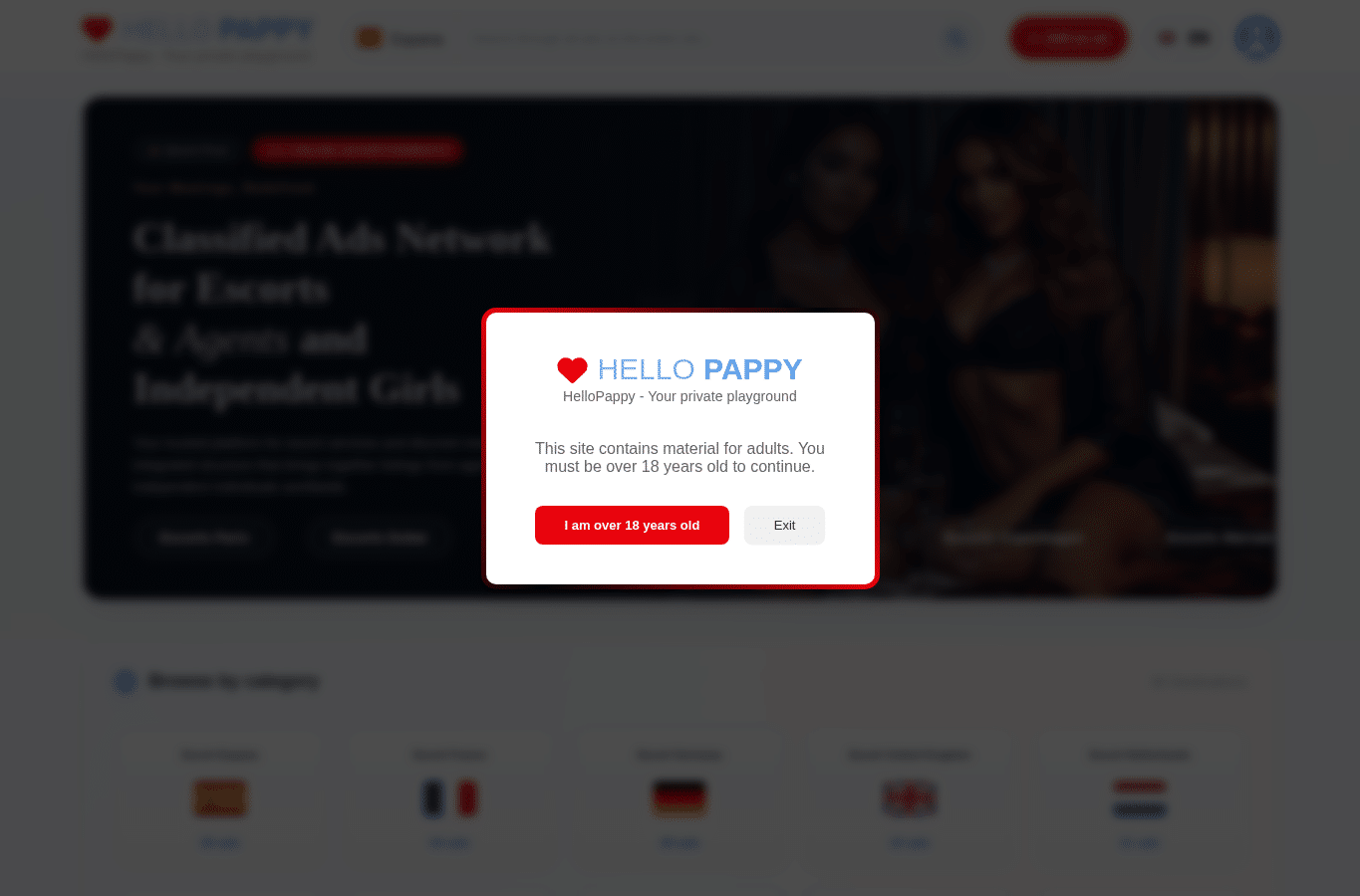 Screenshot preview of hellopappy.com