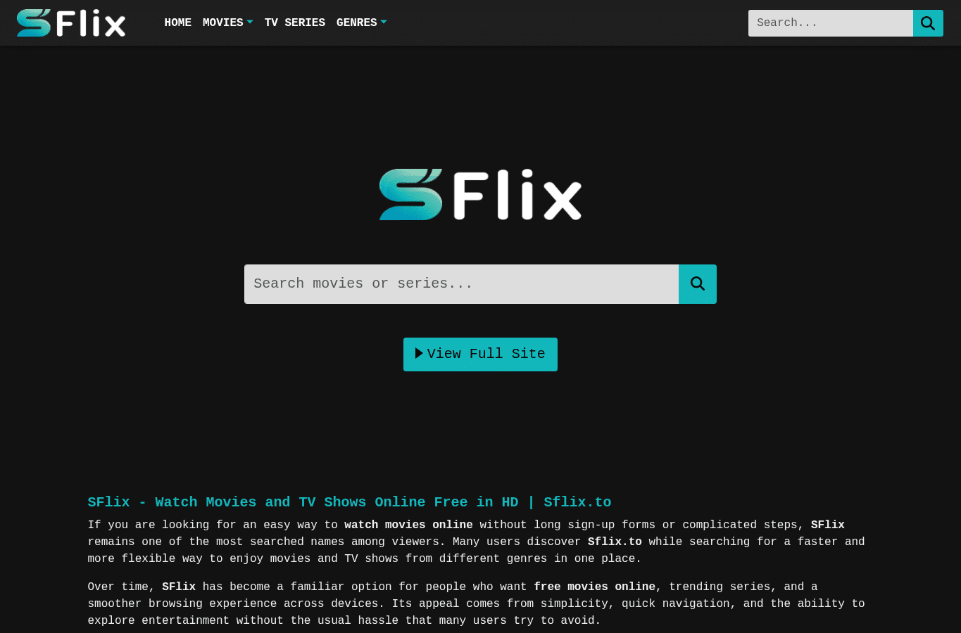 Screenshot preview of hotsflix.net