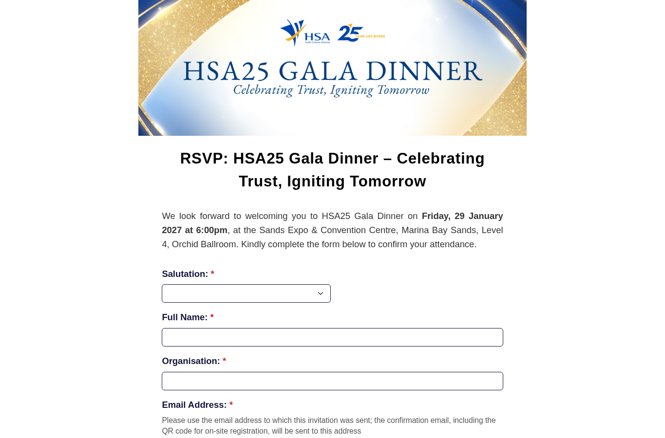 Screenshot preview of hsa25galadinner-rsvp.com