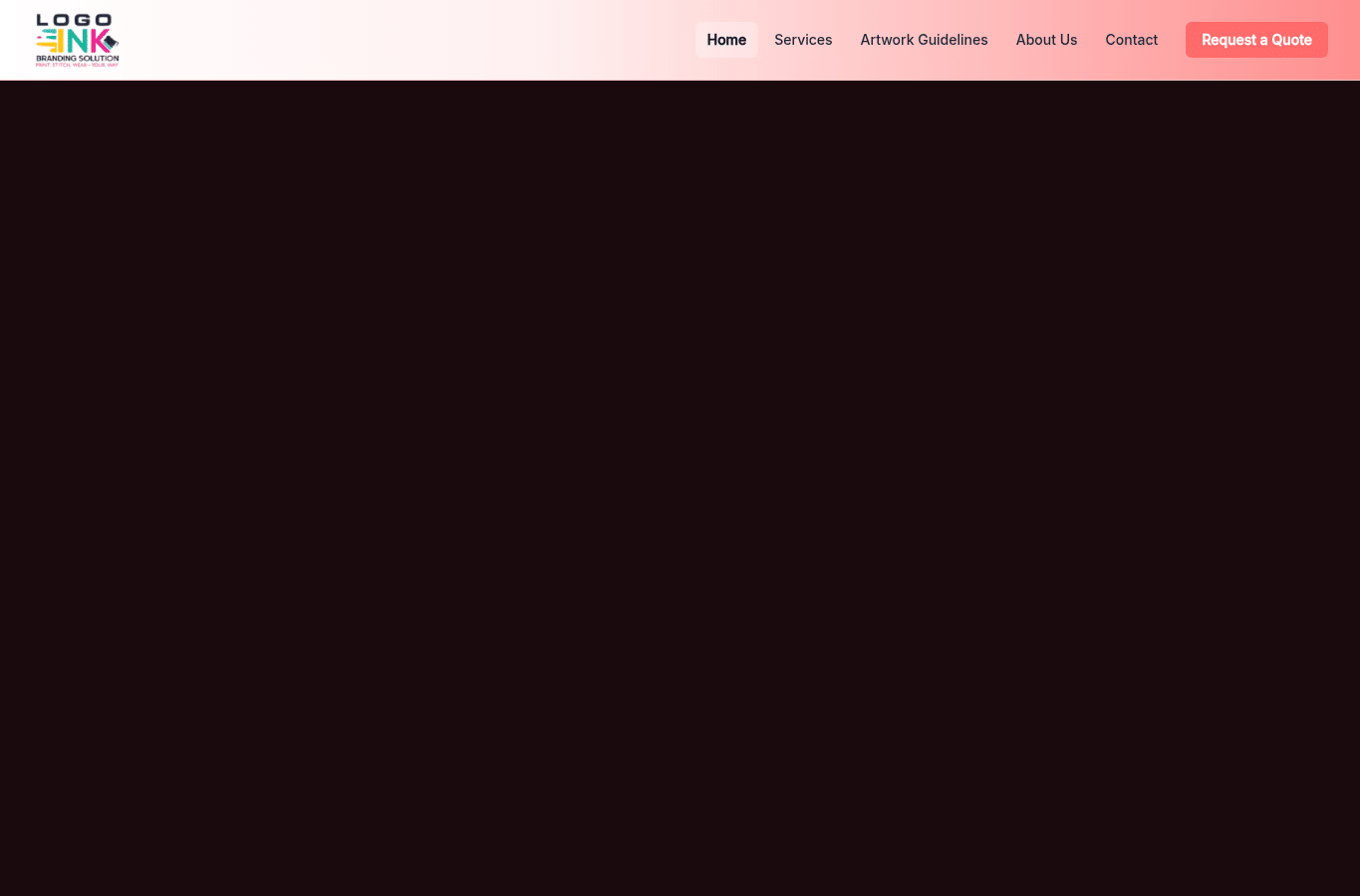 Screenshot preview of ink-logo.com