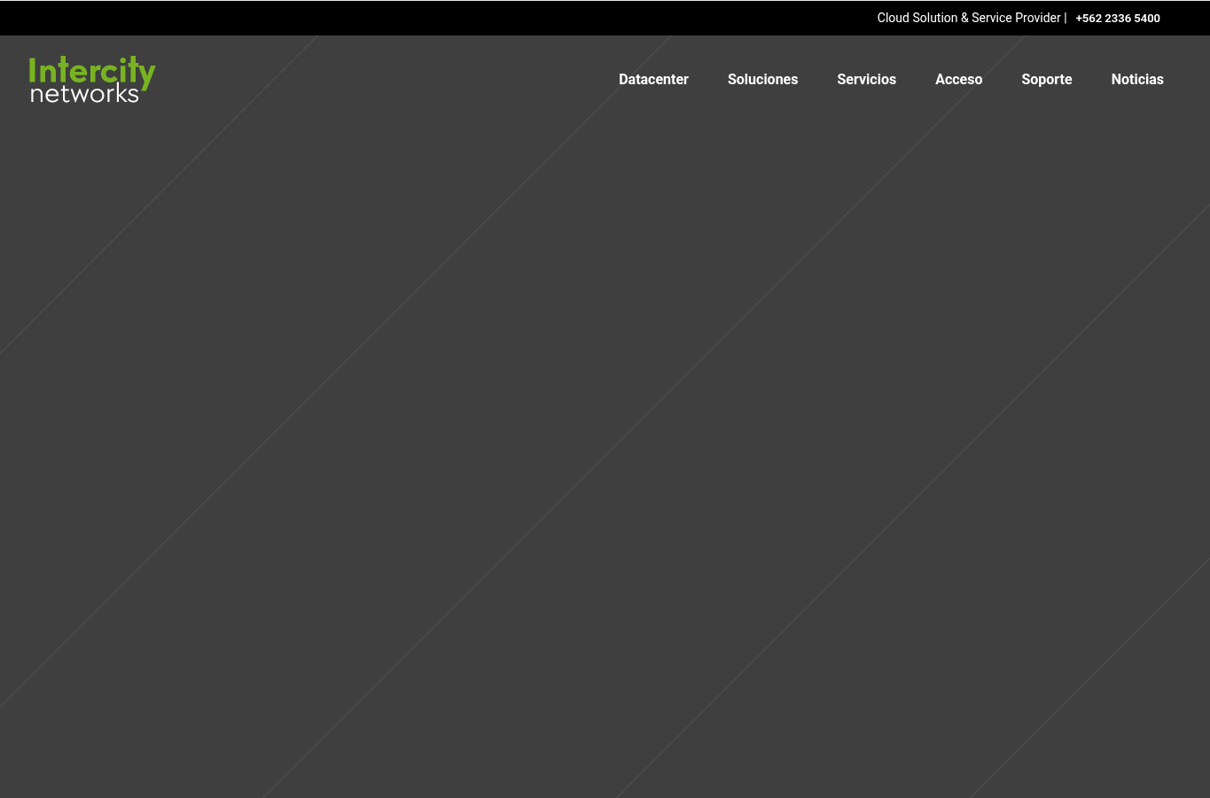 Screenshot preview of intercity.cl