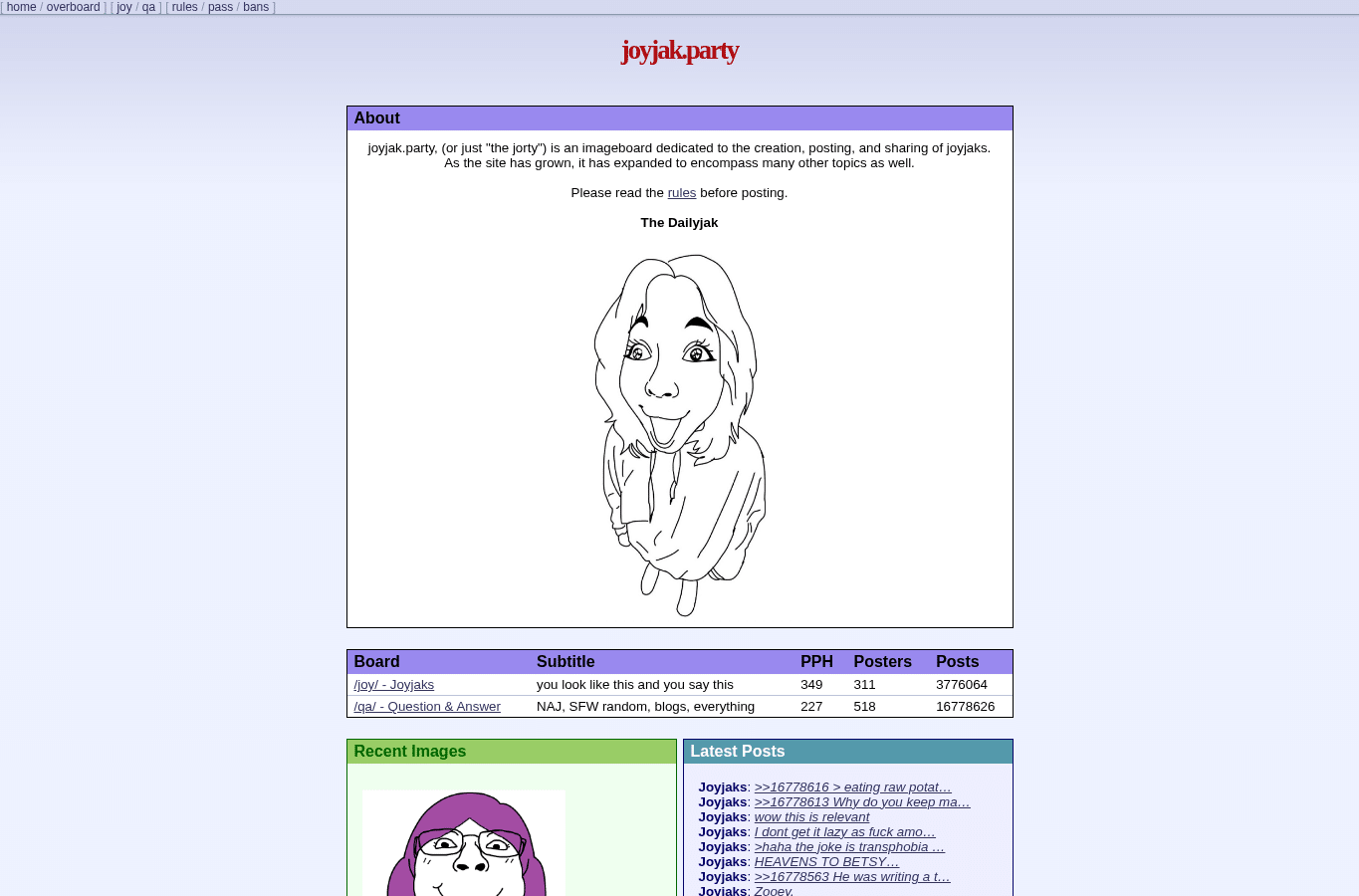Screenshot preview of joyjak.st