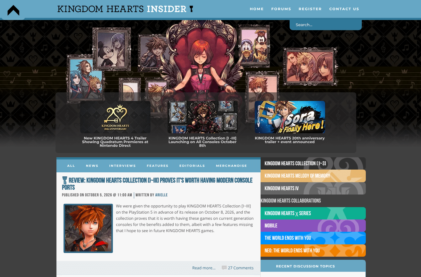 Screenshot preview of khinsider.com