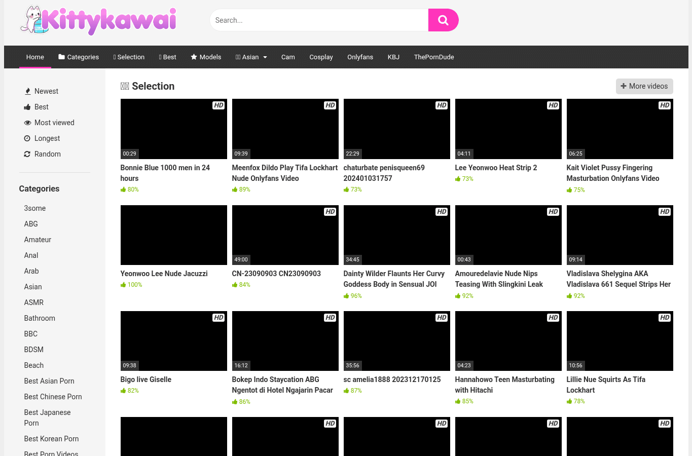 Screenshot preview of kittykawai.com