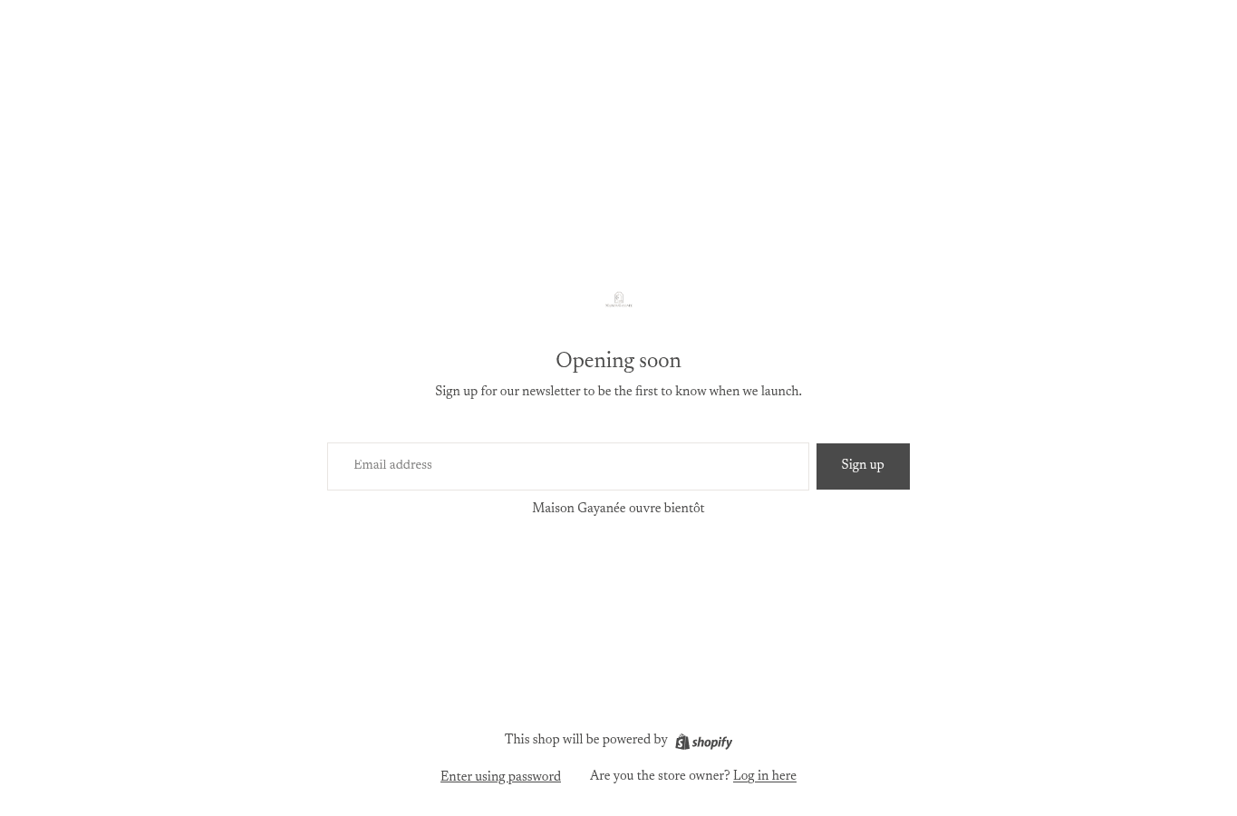 Screenshot preview of maisongayanee.com