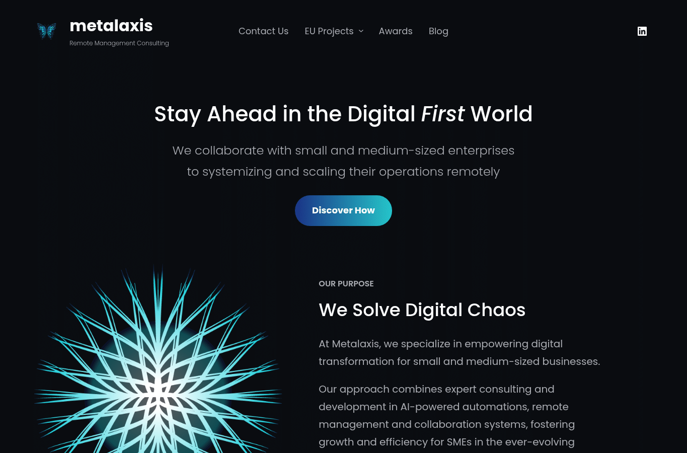 Screenshot preview of metalaxis.net
