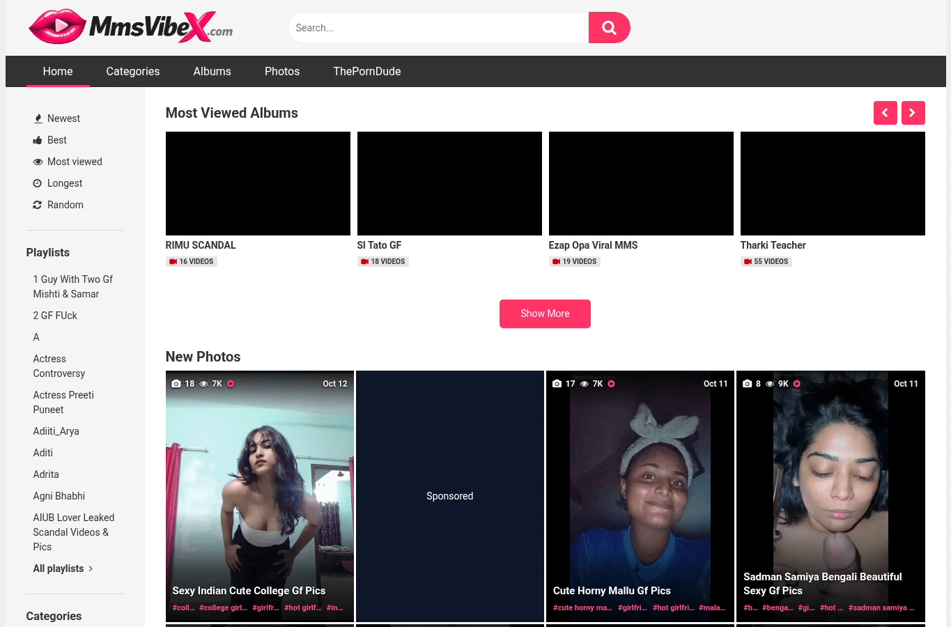 Screenshot preview of mmsvibe.com