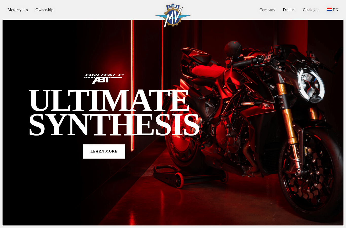 Screenshot preview of mvagusta.com
