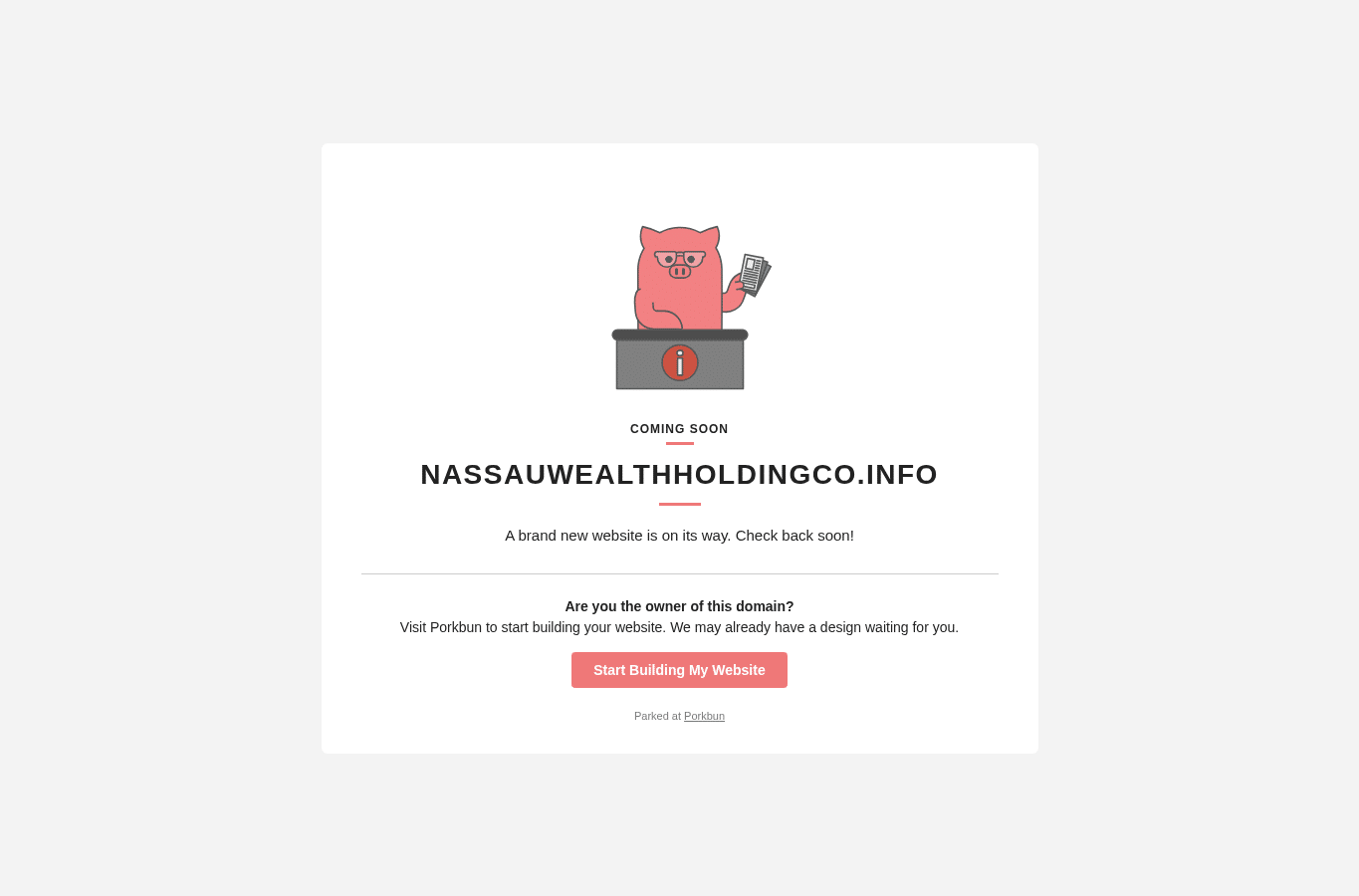 Screenshot preview of nassauwealthholdingco.info