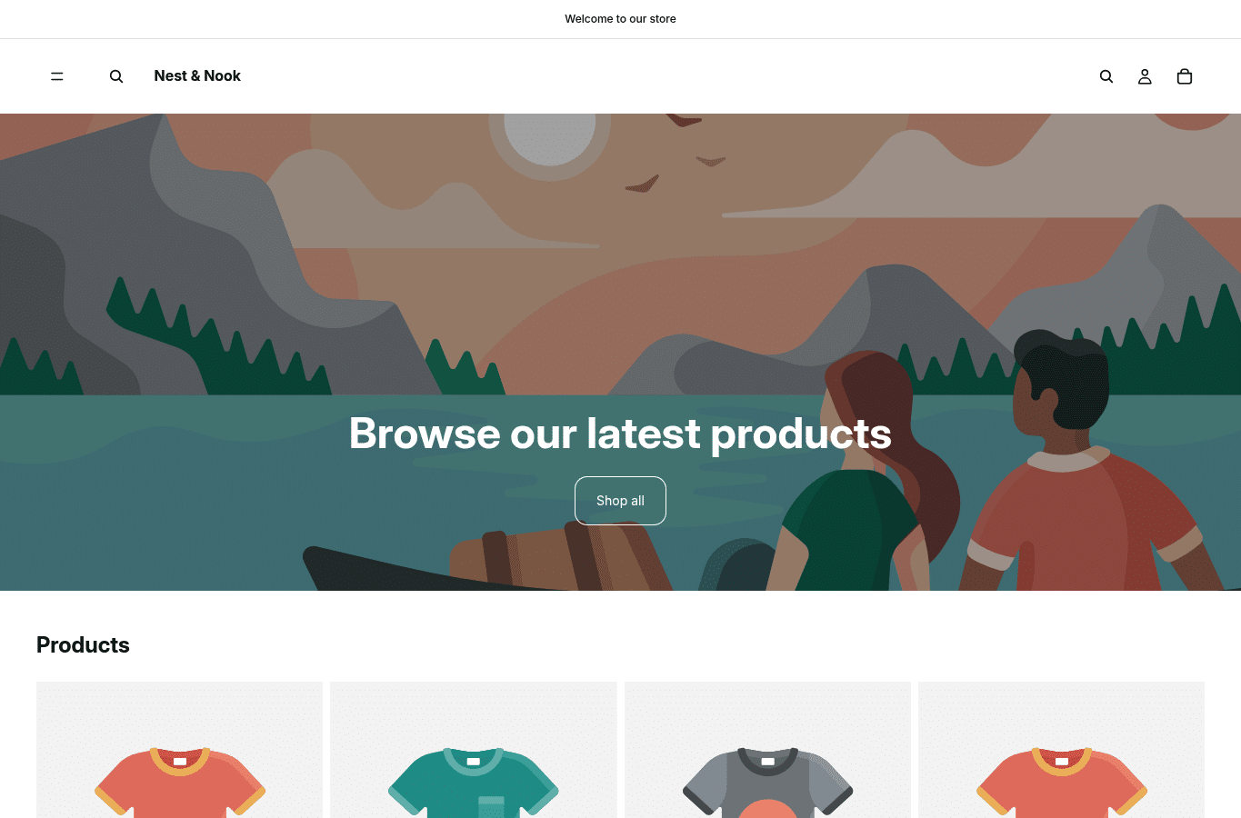Screenshot preview of nestnnookhome.com