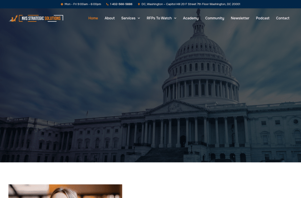 Screenshot preview of nvsstrategicsolutions.com