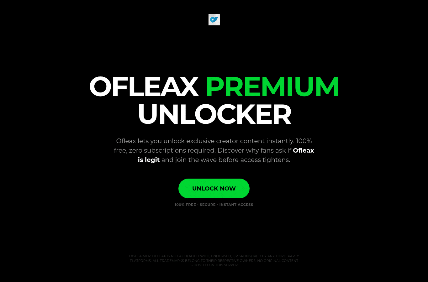 Screenshot preview of ofleax.net