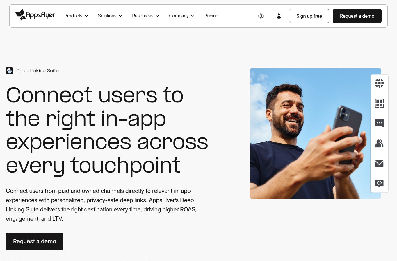 Screenshot preview of onelink.me