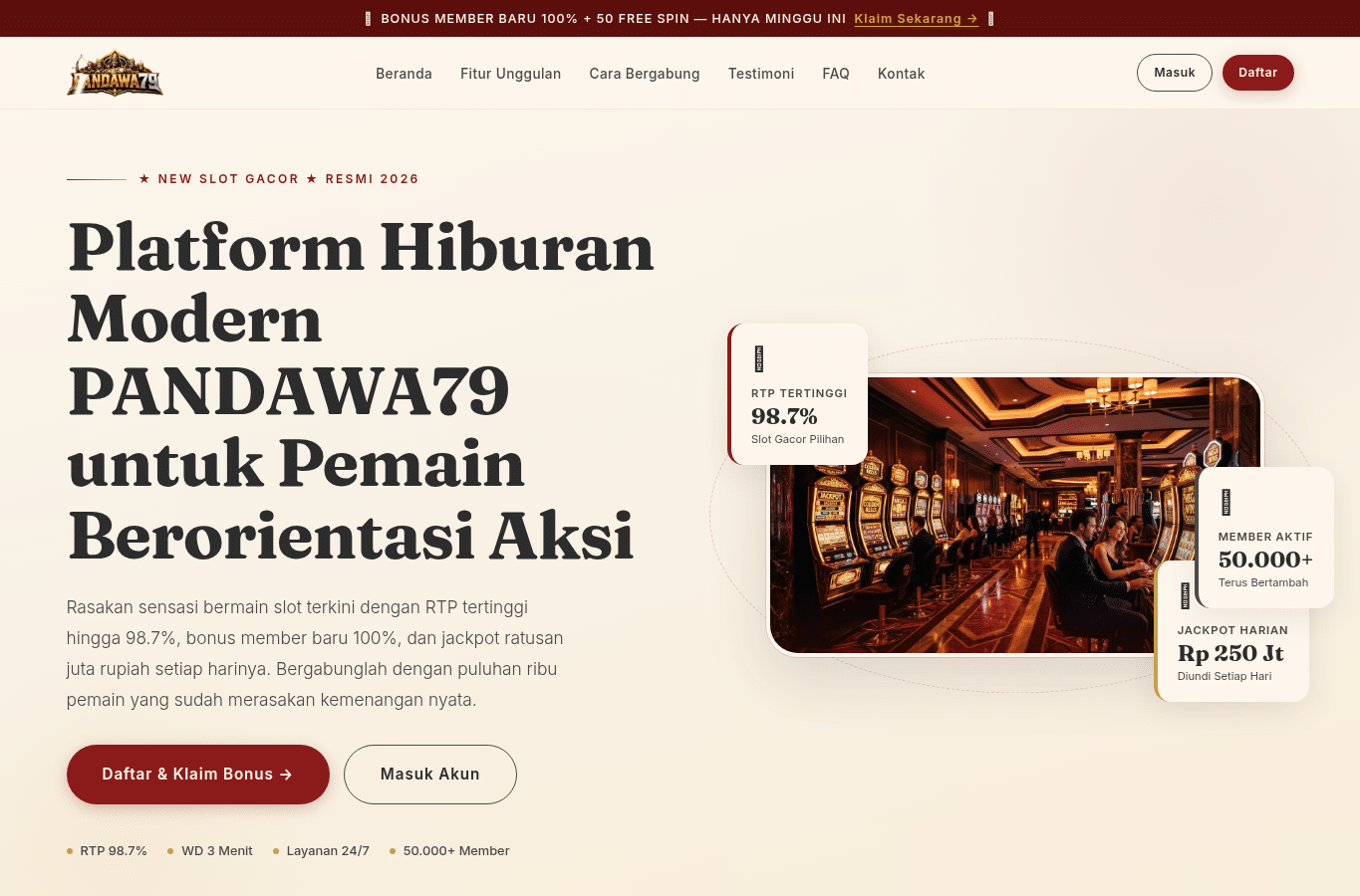 Screenshot preview of pandawa79bet.com