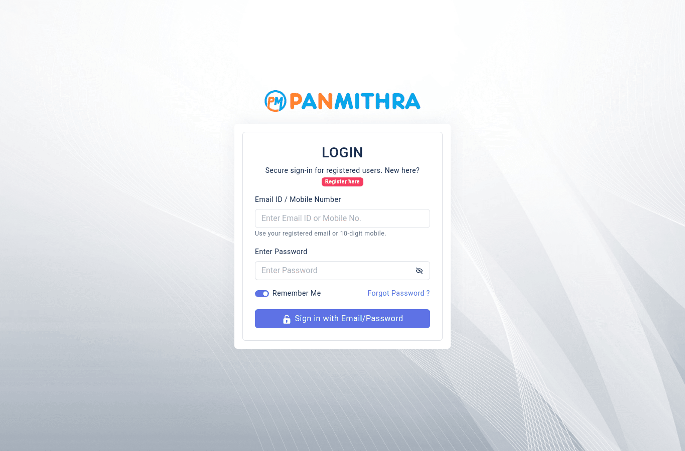 Screenshot preview of panmithra.com