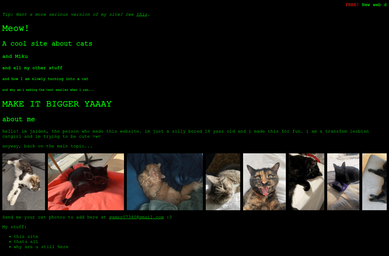 Screenshot preview of pawsabyss.org