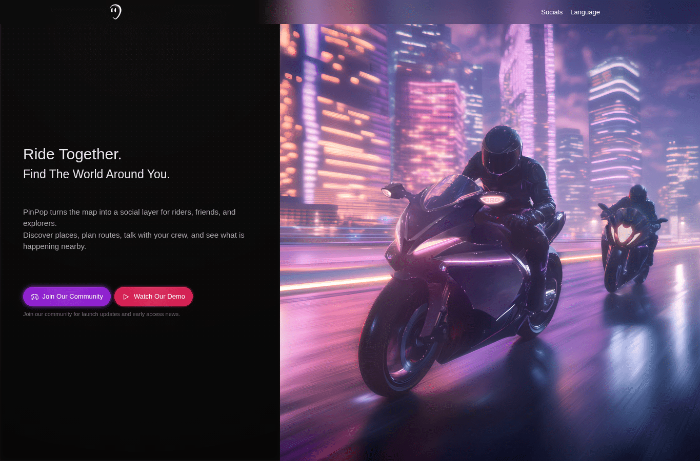 Screenshot preview of pinpop.app