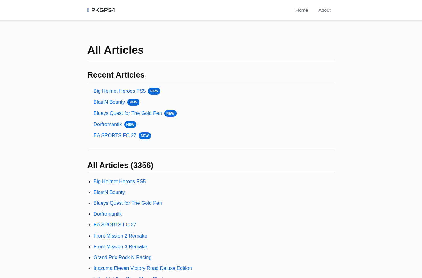 Screenshot preview of pkgps4.click