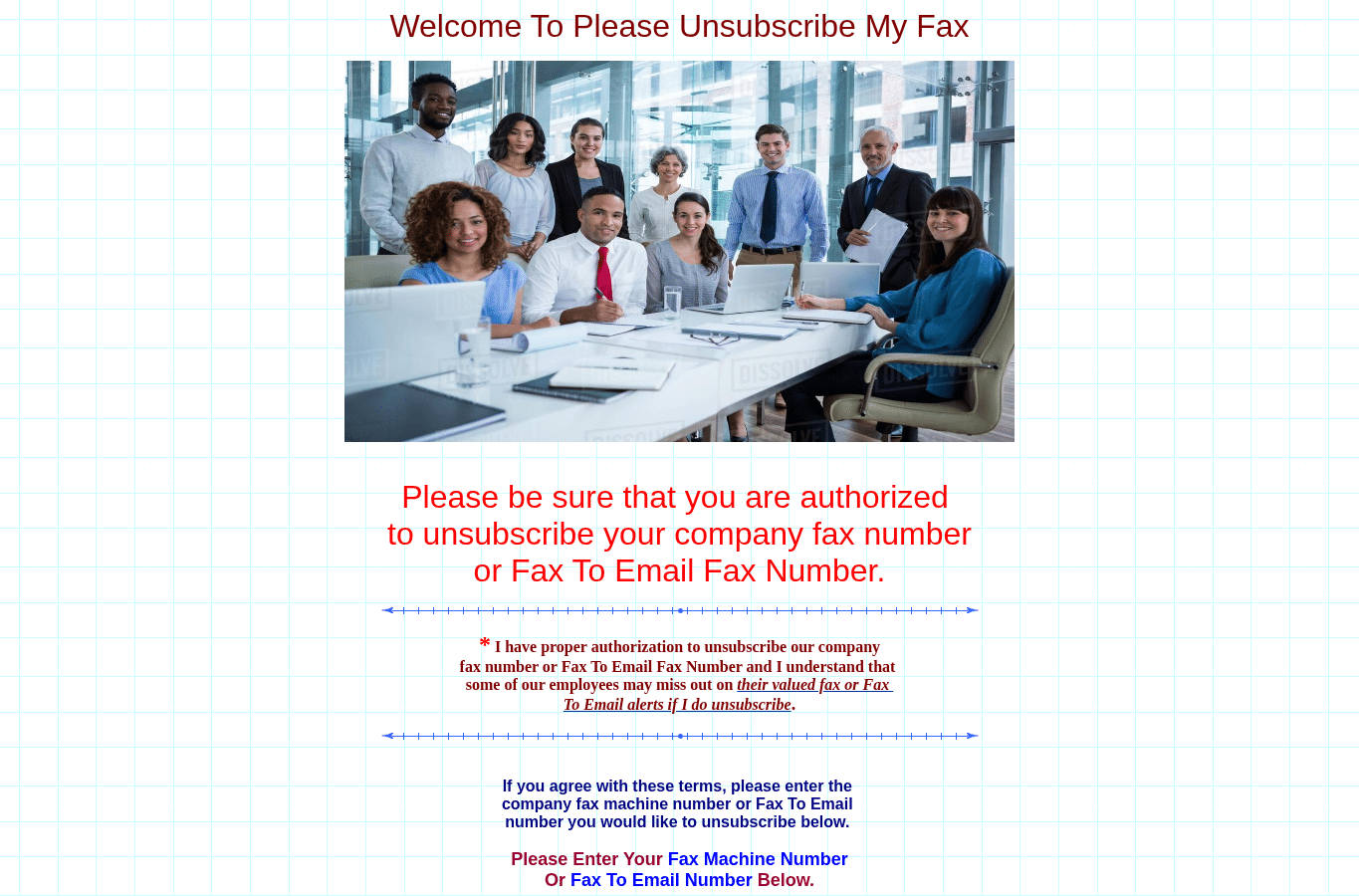 Screenshot preview of pleaseunsubscribe.com