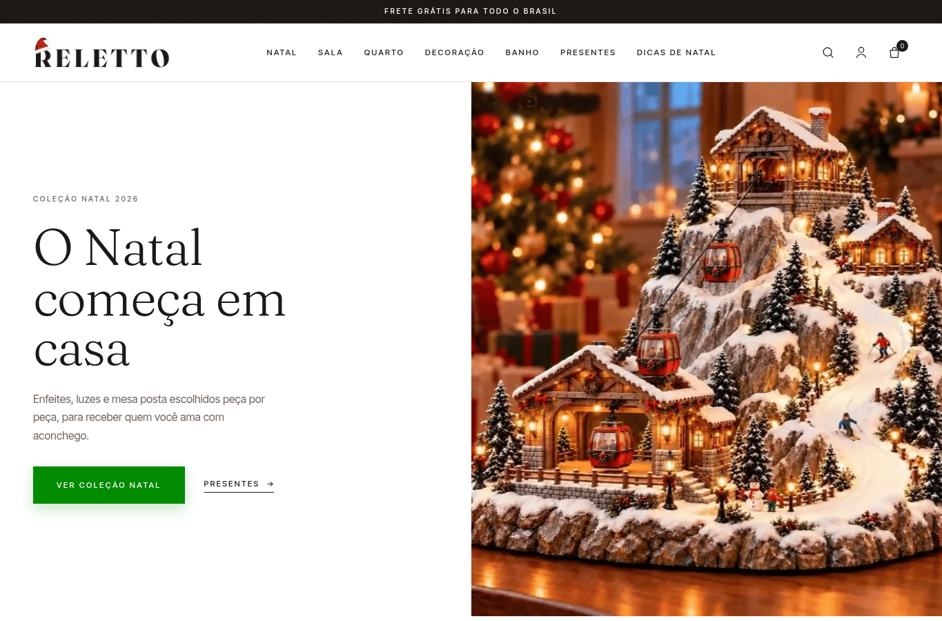 Screenshot preview of reletto.com