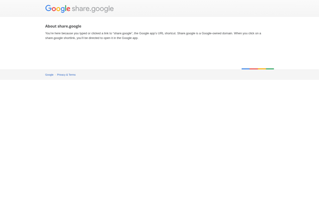 Screenshot preview of share.google